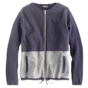 J crew 2 tone bomber jacket